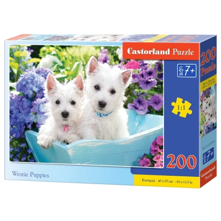 PUZZLE CASTOR 200 el. Westie Puppies